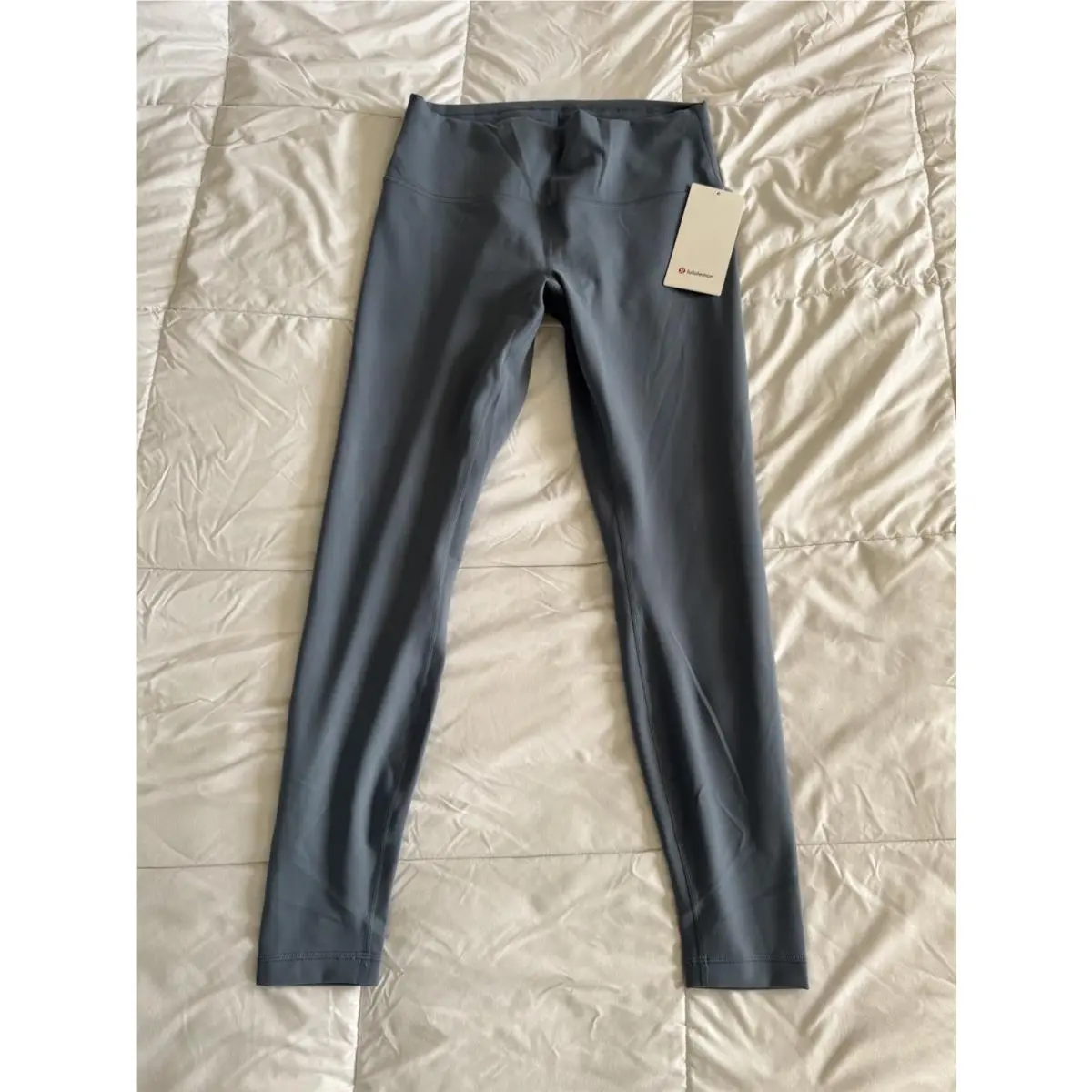 Lululemon Wunder Train High Rise Tight 28” Size 12 Steal Blue Workout
