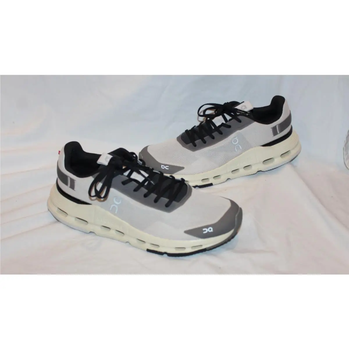 ON Cloud Men Cloudnova Running Athletic Sneakers Pearl Black 9.5