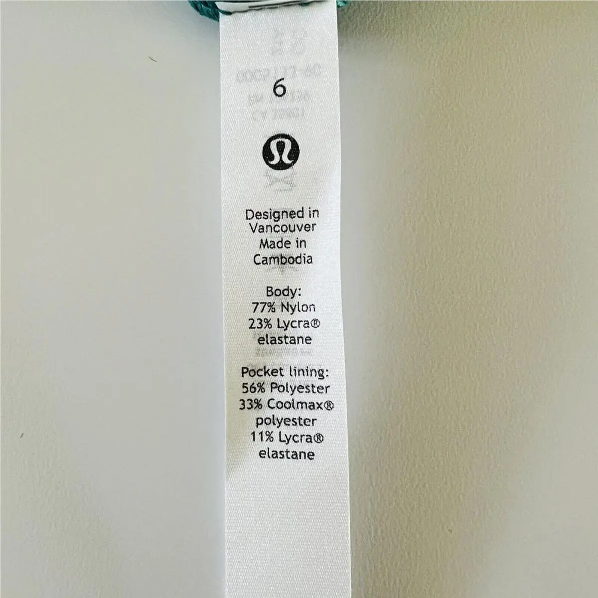 Lululemon clothing - Green 3