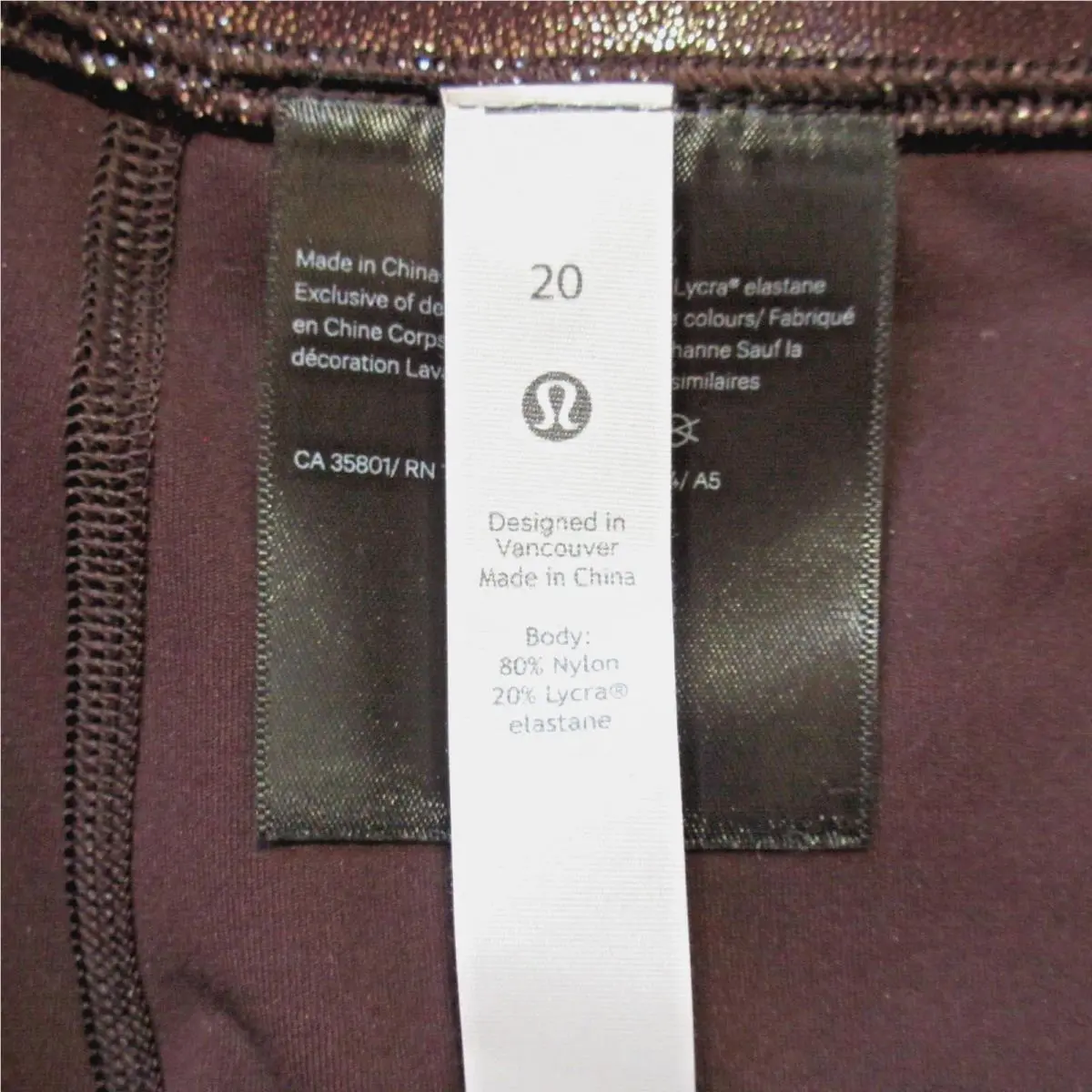 Lululemon clothing - Brown 2
