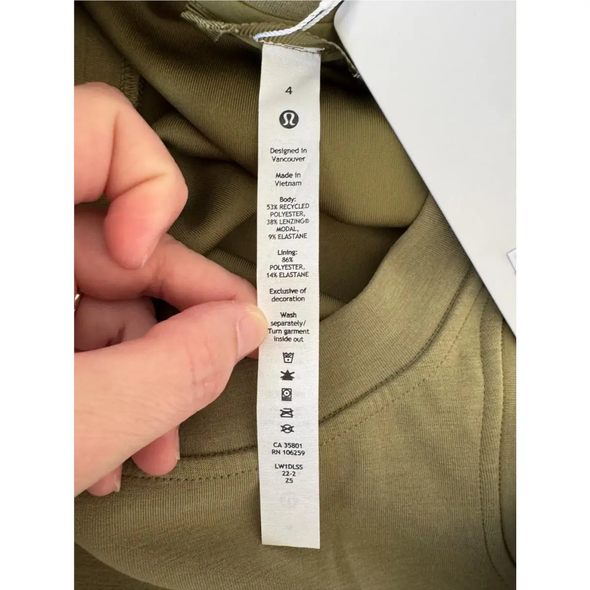 Lululemon clothing - Green 7