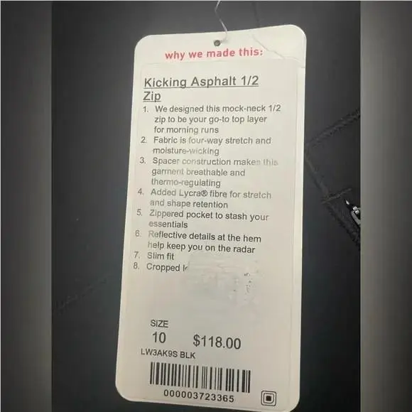 Lululemon clothing - Lululemon Kicking Asphalt - Kicking Asphalt - Black 8