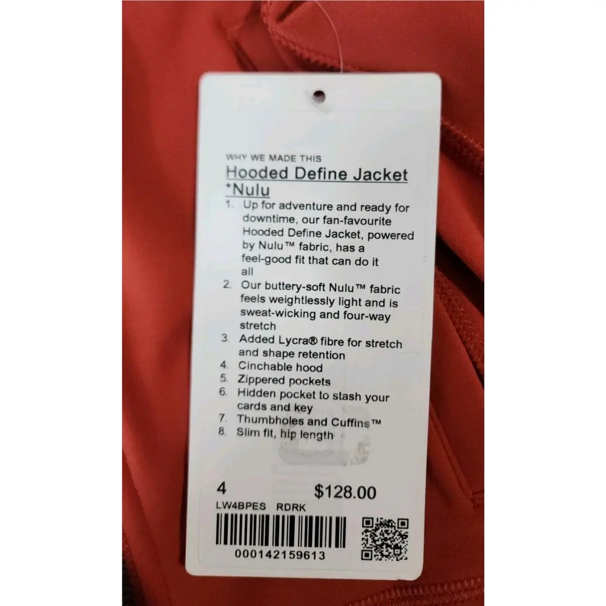 Lululemon clothing - Orange 4