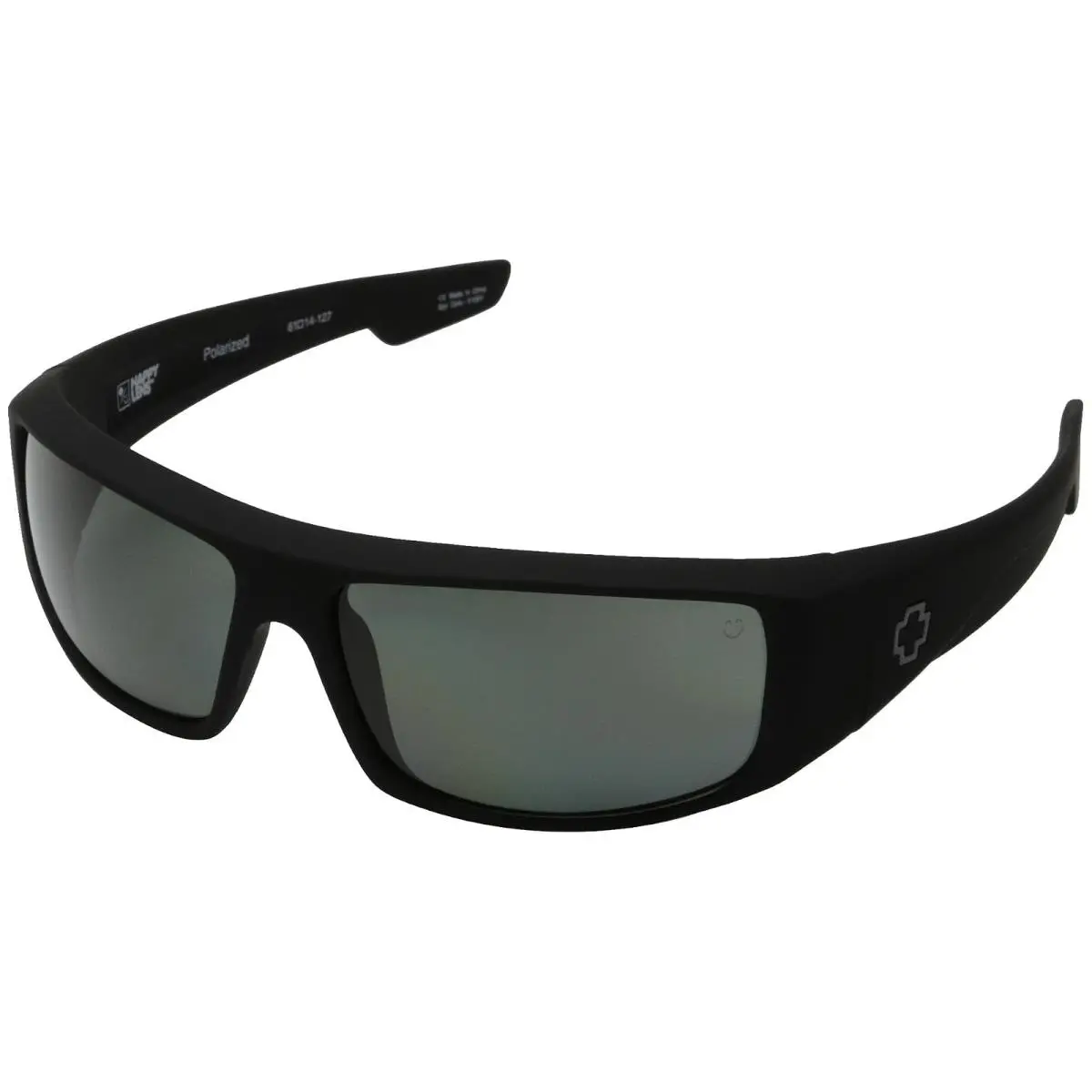 Unisex Sunglasses Spy Optic Logan Soft Matte Black/HD Plus Gray Green Polar by SPY Optics