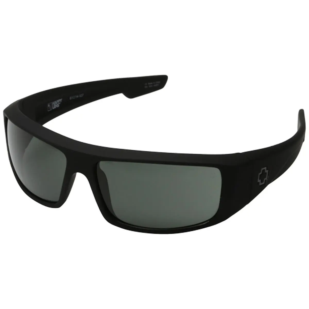 Unisex Sunglasses Spy Optic Logan Soft Matte Black/HD Plus Gray Green by SPY Optics
