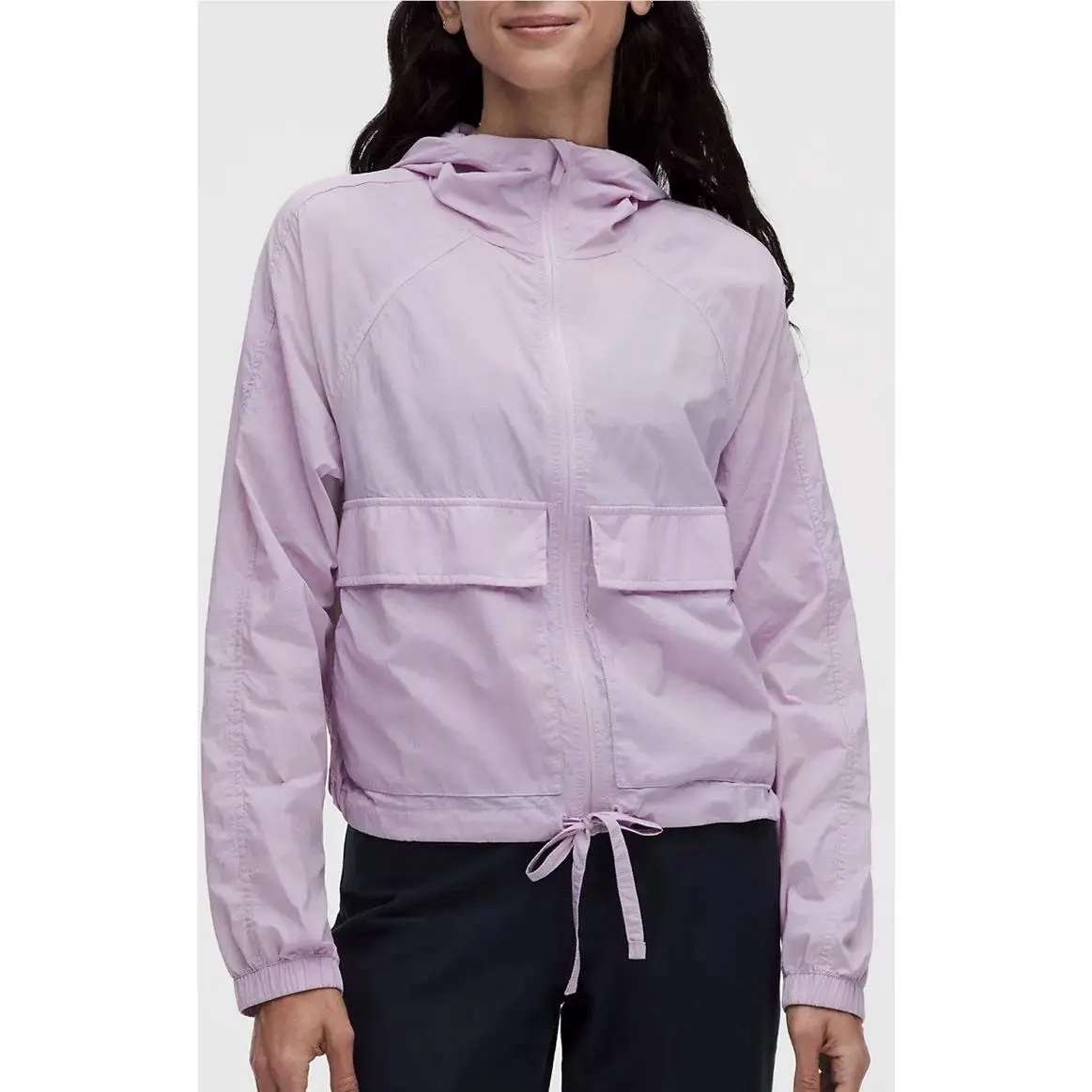 Lululemon Women’shood-lite Relaxed-fit Jacket Size M Color Lilac Play