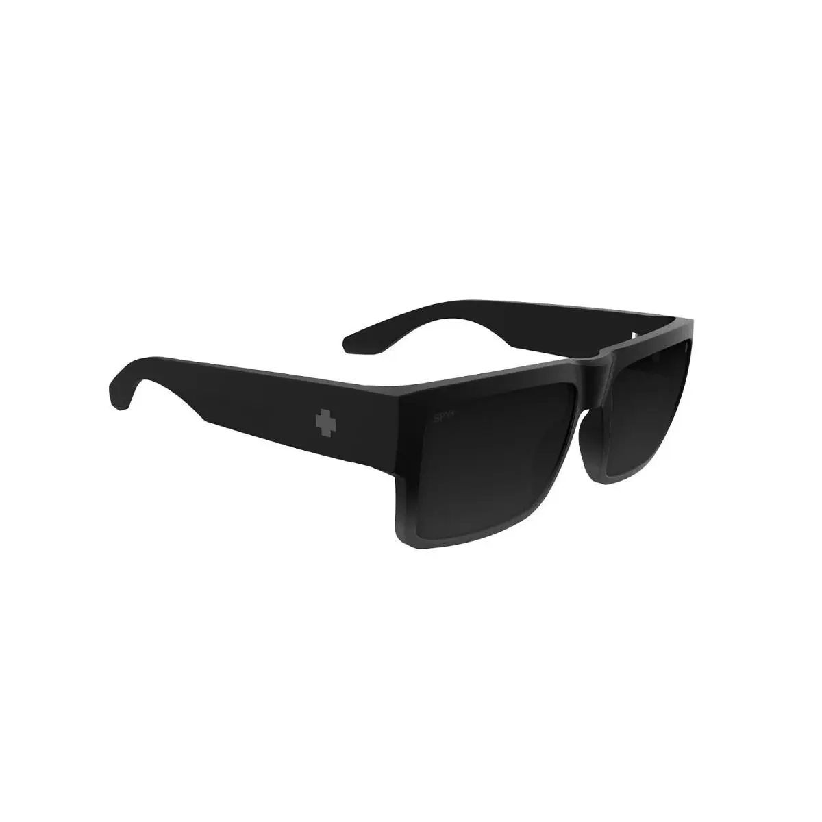 Unisex Sunglasses Spy Optic Cyrus Soft Matte Black Fade Happy Gray Black Mirror by SPY Optics