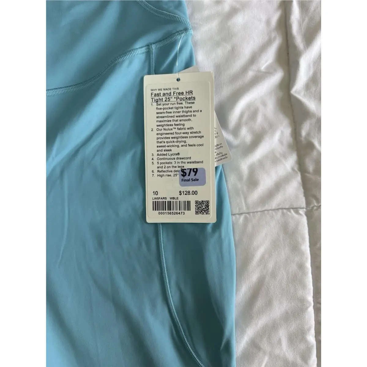 Lululemon clothing - Blue 2