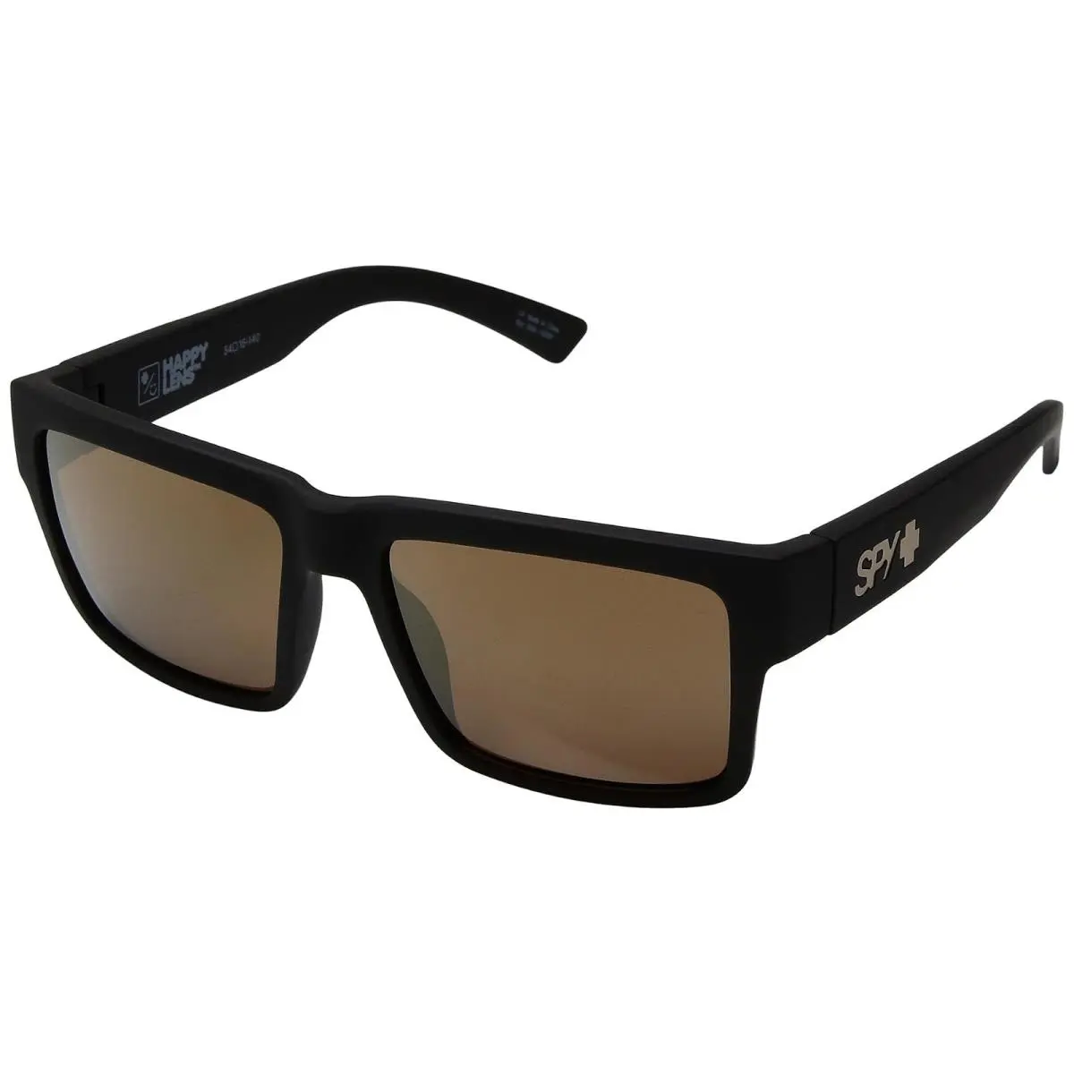 Unisex Sunglasses Spy Optic Montana Soft Matte Black/HD Plus Bronze/Gold Mirror by SPY Optics
