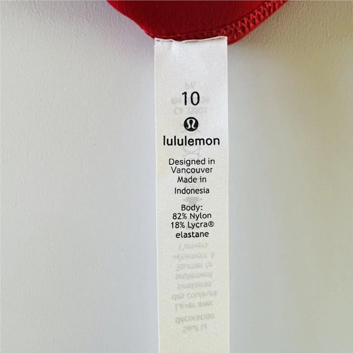 Lululemon clothing - Red 4