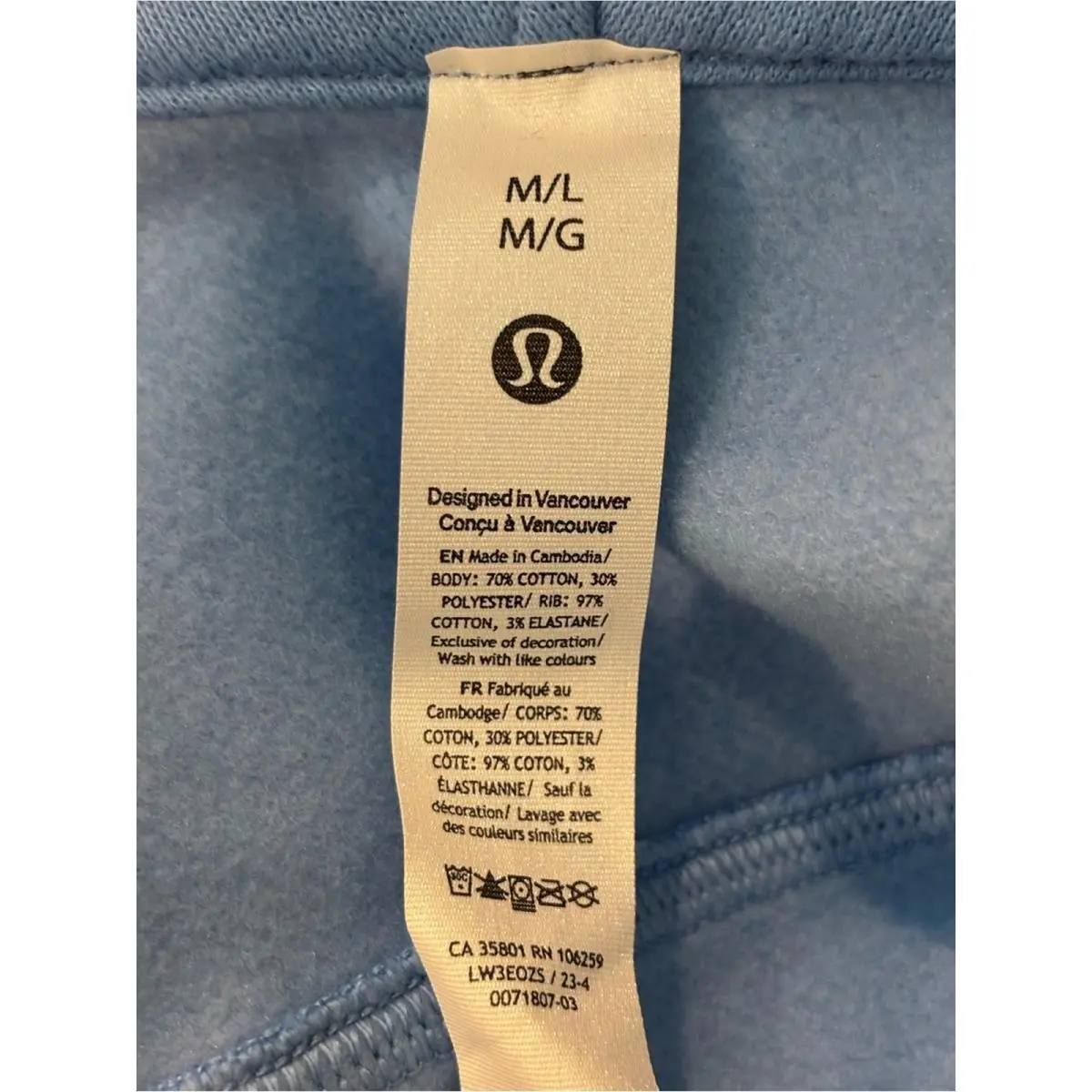Lululemon clothing - Blue 7