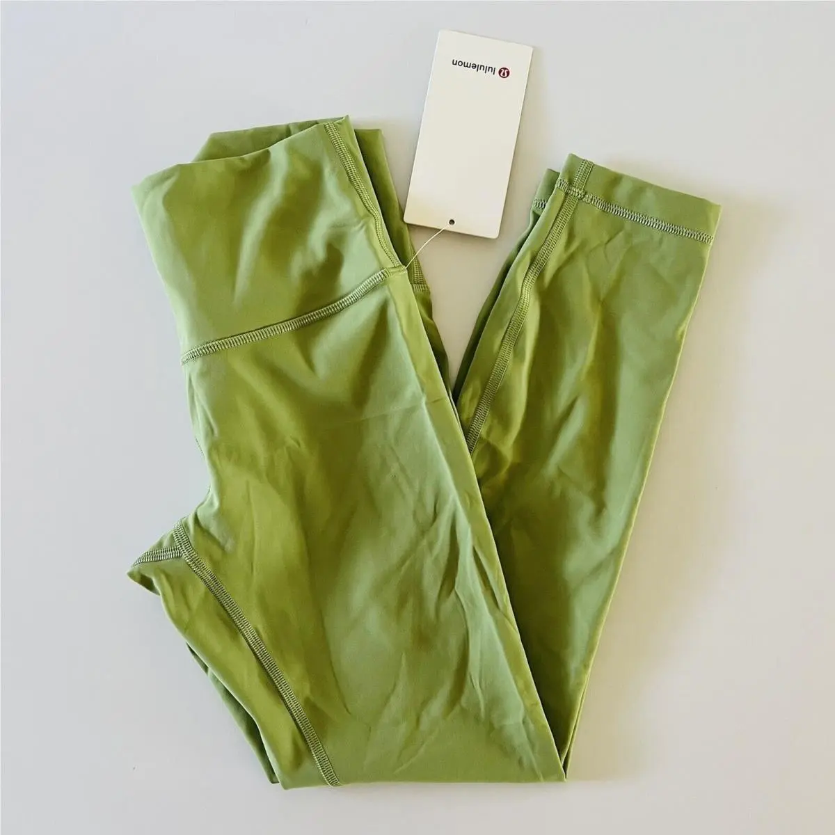 Lululemon Athletica Vista Green Wunder Under HR Tight 25 Flux Leggings - US 6