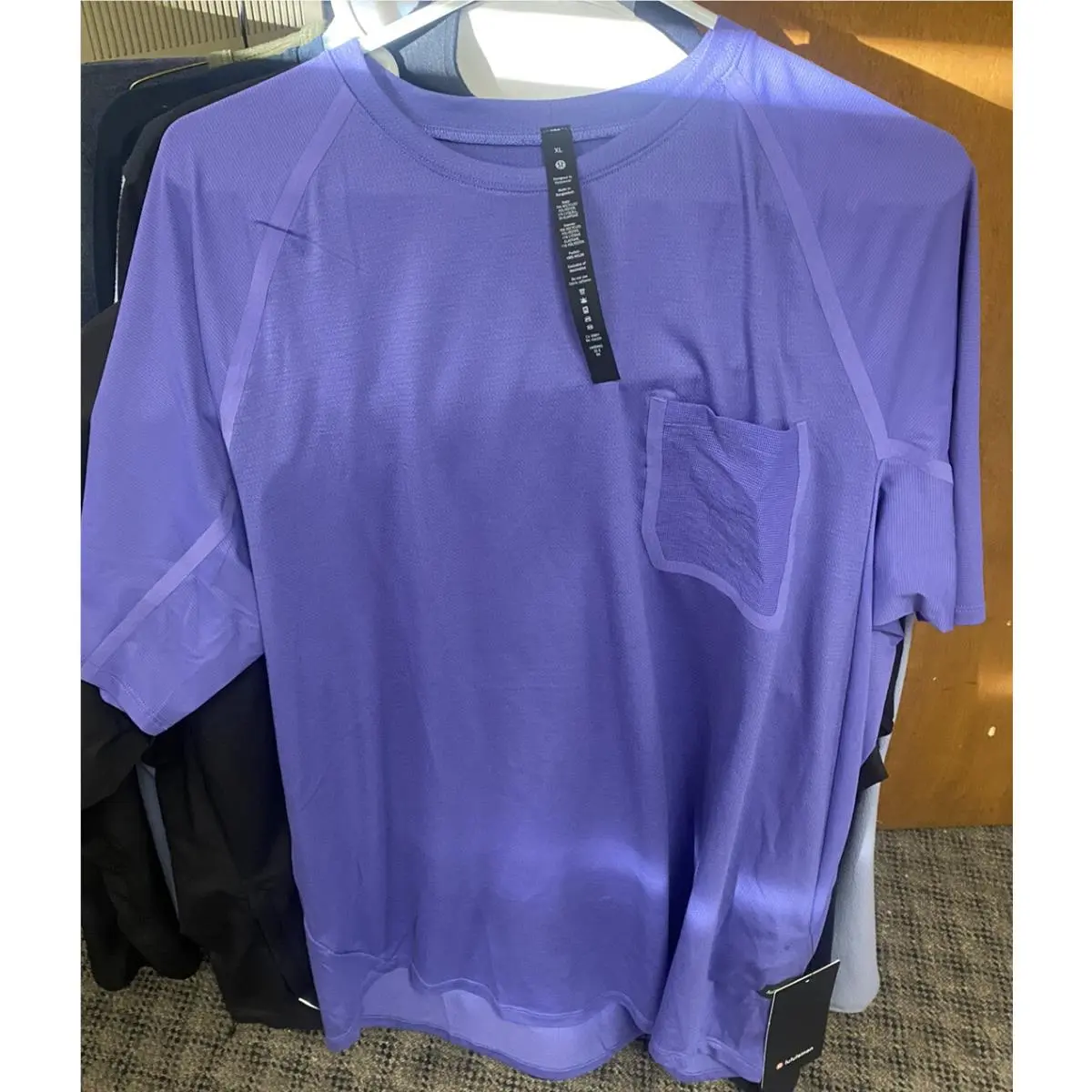 Lululemon Ventilated Hiking Short Sleeve Color Chai Beautiful