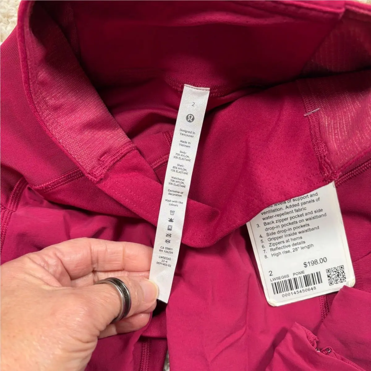 Lululemon clothing - SenseKnit Composite HR Run Tight 28