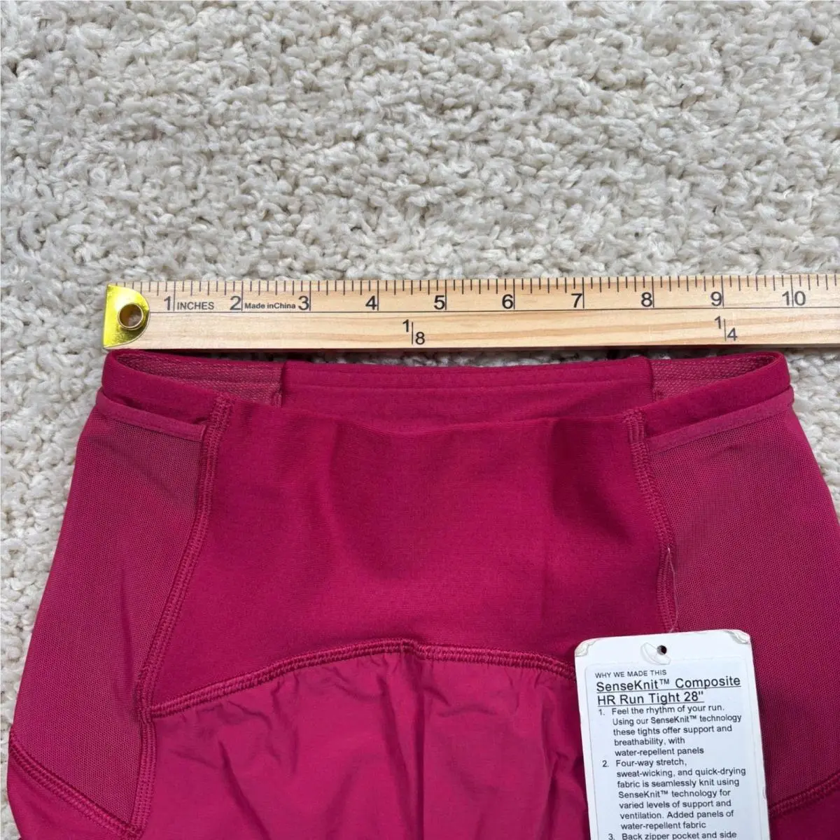 Lululemon clothing - SenseKnit Composite HR Run Tight 28