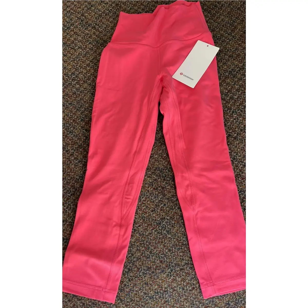 Lululemon Womens Align HR Crop 21 Size 4 Color Lipg