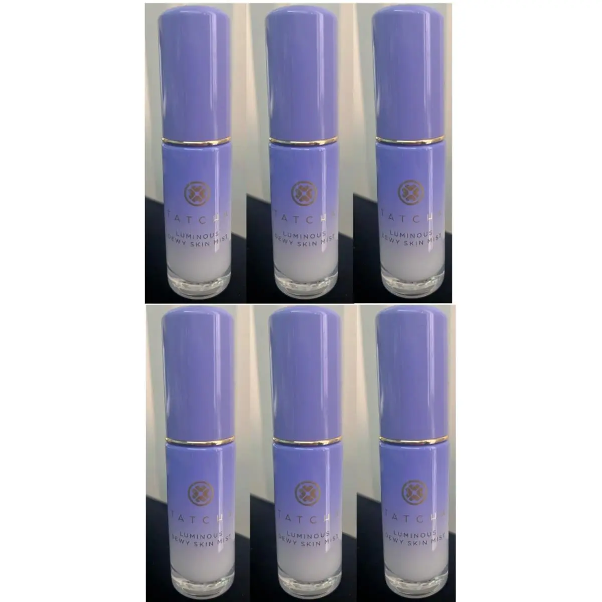 6x  Luminous Dewy Skin Mist For Normal To Dry Skin Travel Size 0.4 oz Each by Tatcha