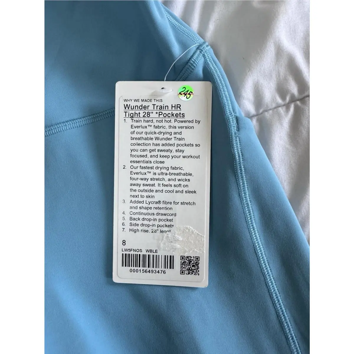Lululemon clothing - Blue 1