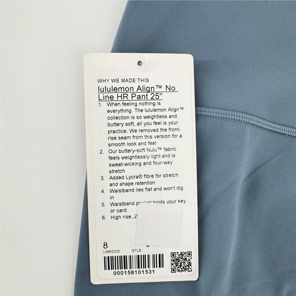 Lululemon clothing - Align No Line HR Pant 25