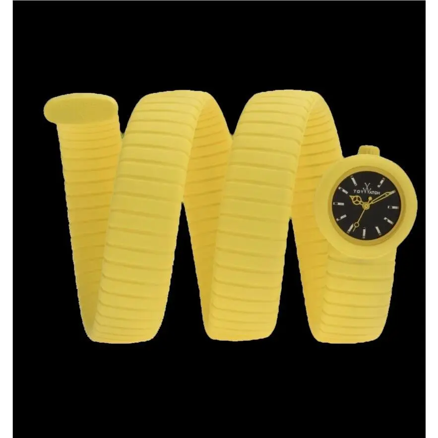 Toy Watch Women`s Silicone Toyviper 26mm Wrap Around Yellow Watches by ToyWatch