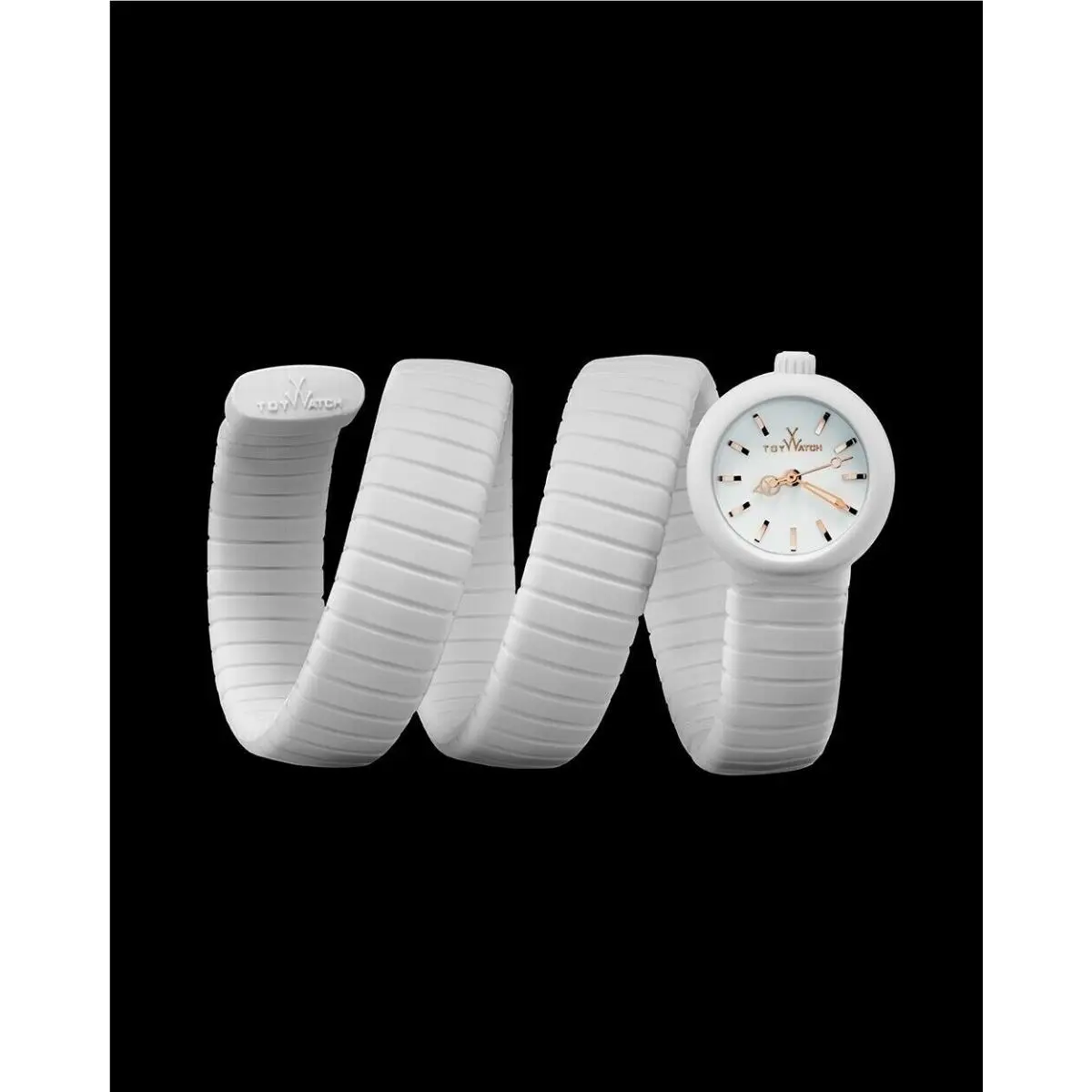 Toy Watch Women`s Silicone Toyviper 26mm Wrap Around White Watches by ToyWatch