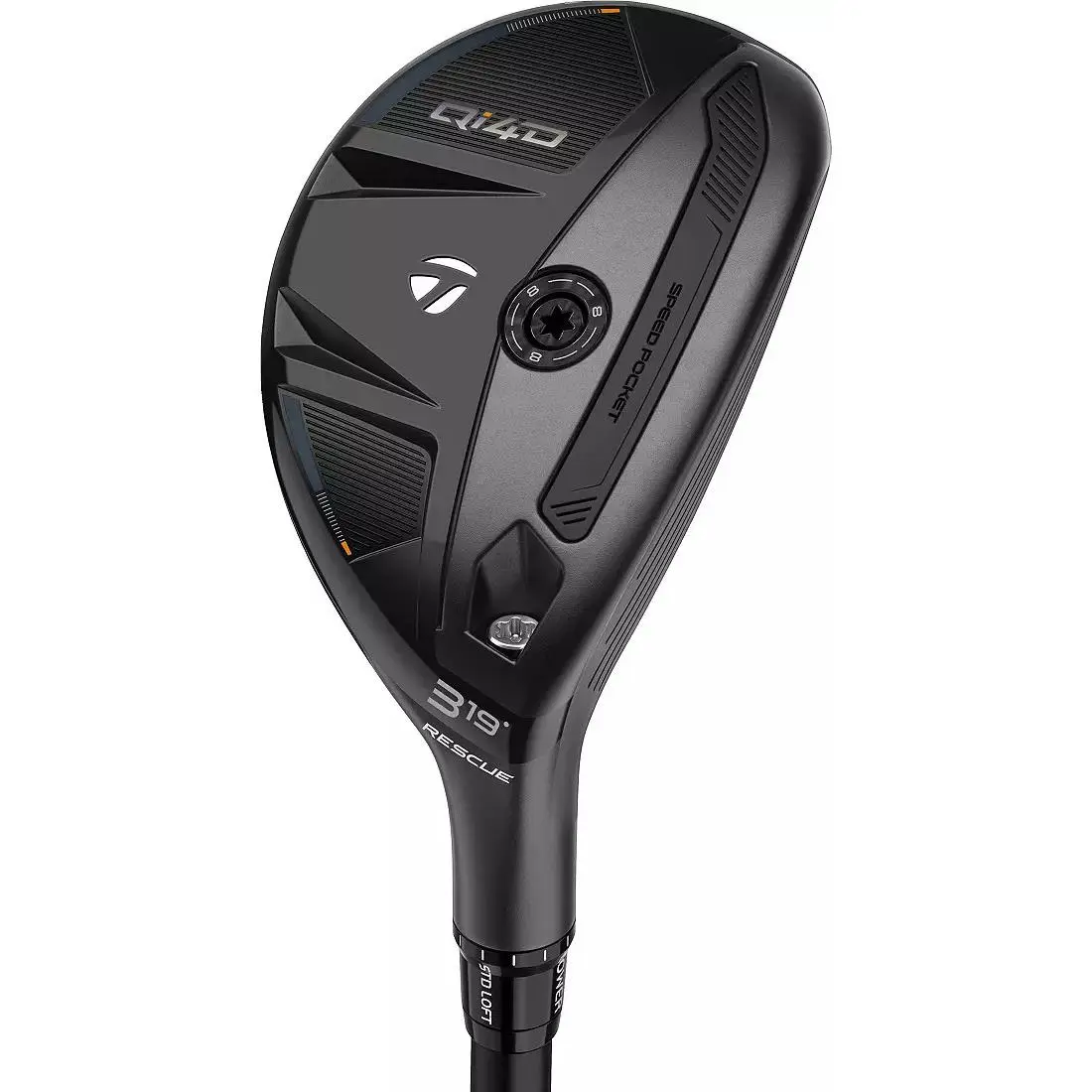 Taylormade Qi4D Rescue Hybrid Reax Shaft Rh/lh 2H 3H 4H 5H Adjustable Loft