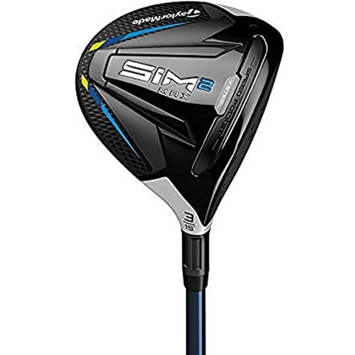 LH Taylormade SIM2 Max 15 3 Wood Graphite Ventus Blue 5-R Regular Flex