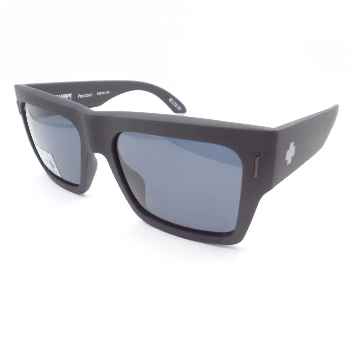 Spy Optics Bowery Happy Gray Polarized Murdered Out Black Sunglasses YS062002 by SPY Optics