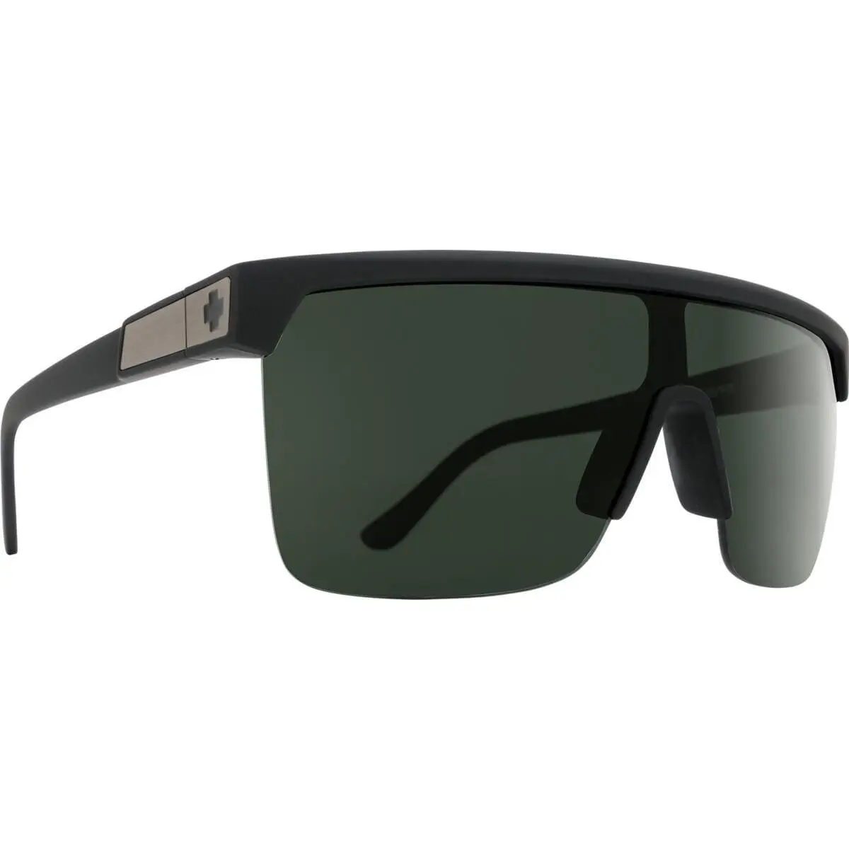Spy Men`s Flynn 5050 Black Soft Matte Sunglasses by SPY Optics