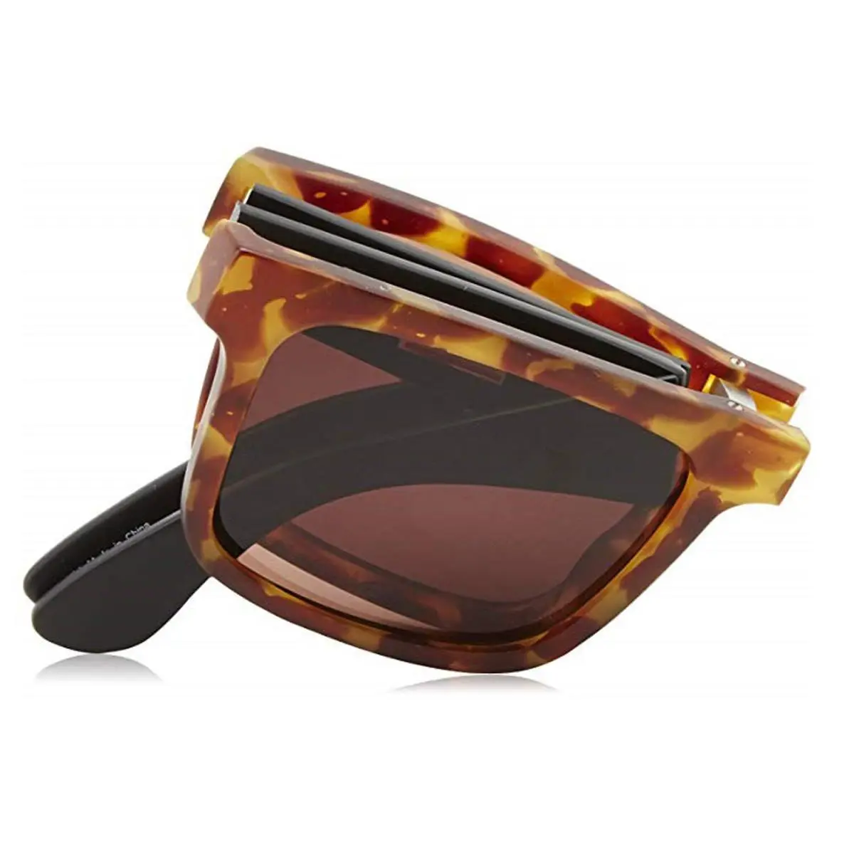 Spy Optic The Fold 1956 Flat Sunglasses 54 mm Black/tortosie 673174455865 by SPY Optics