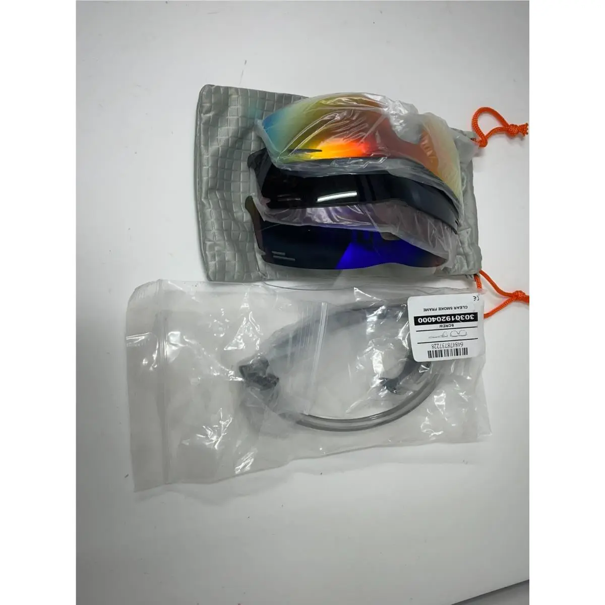 s18 - Spy Optic Sunglasses Screw with 5 Different Lenses- Clear Smoke Frame by SPY Optics