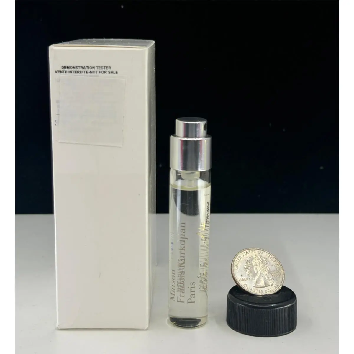 Mfk L`homme A la Rose Refill Spray 0.37 oz / 11 ml Tester Box by Maison Francis Kurkdjian