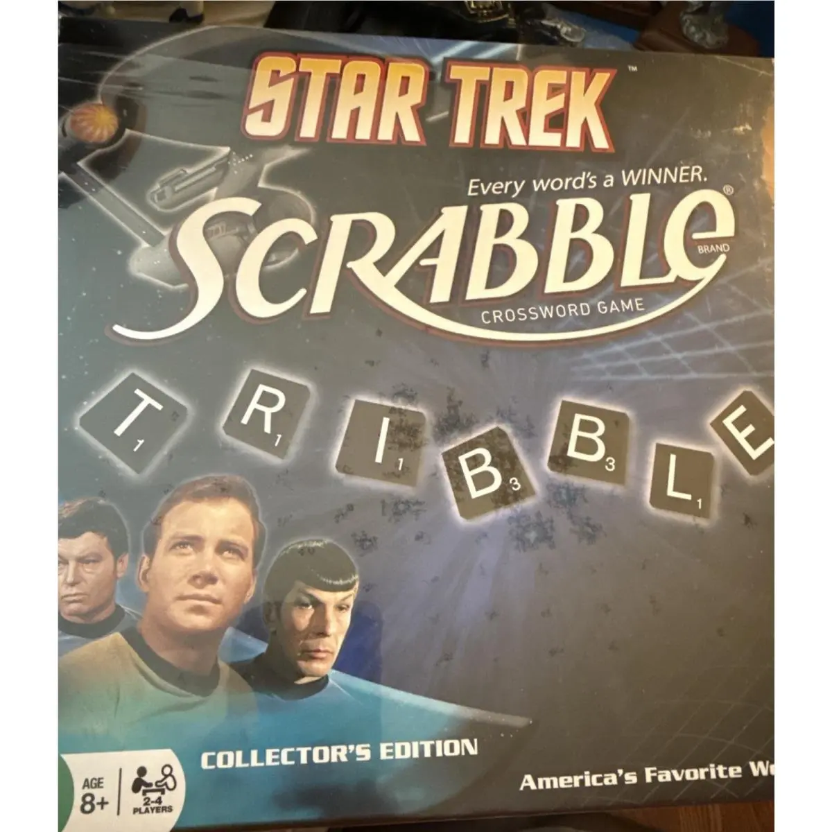 Scrabble Star Trek Collectors Edition Board Game Hasbro 2009 New/sealed