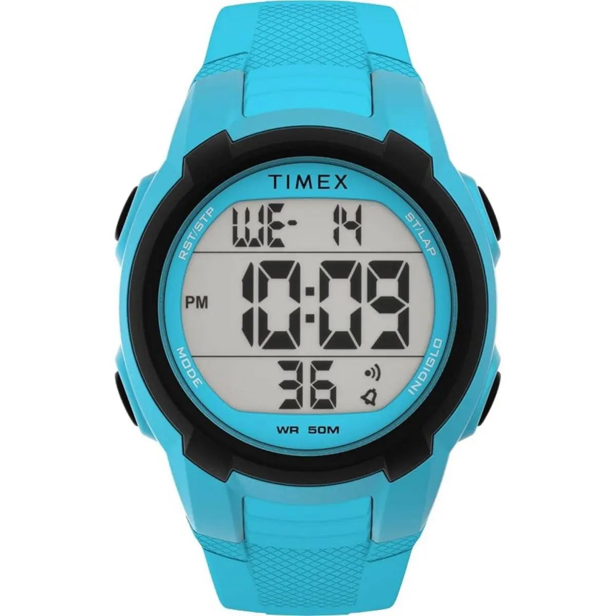 Timex Unisex Watch Ironman Grey Digital Dial Blue Resin Strap TW5M629009J