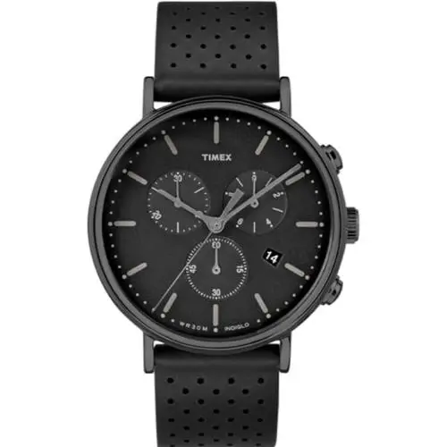 Timex Weekender Fairfield Mens Watch TW2R26800 - Hand: Black, Strap: Black