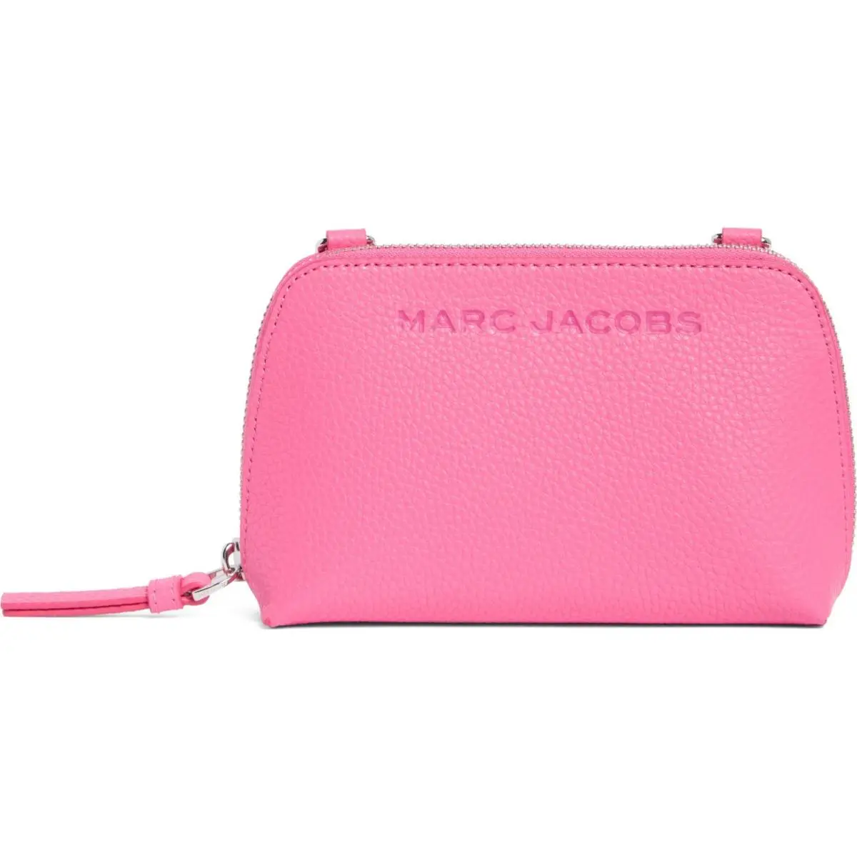 Marc Jacobs Small Crossbody Pouch Bag Candy Pink Leather