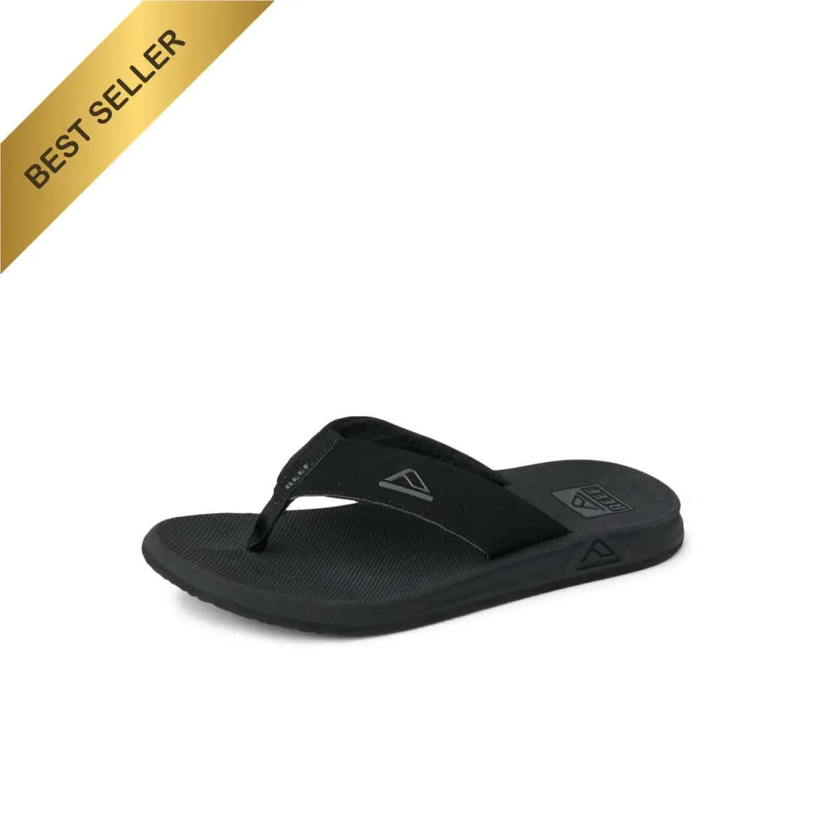Mens Phantoms Flip Flops Comfortable Water Resistant Sandals Black Size 10 by Reef
