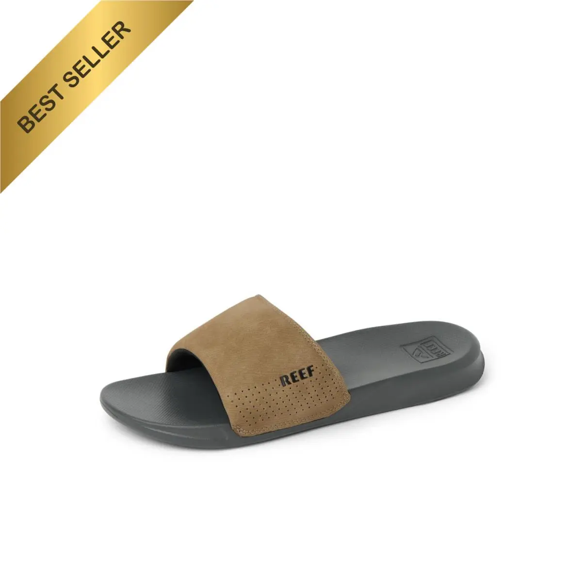 Mens One Slide Sandals Comfortable Water Resistant Beach Pool Black Size 10 by Reef