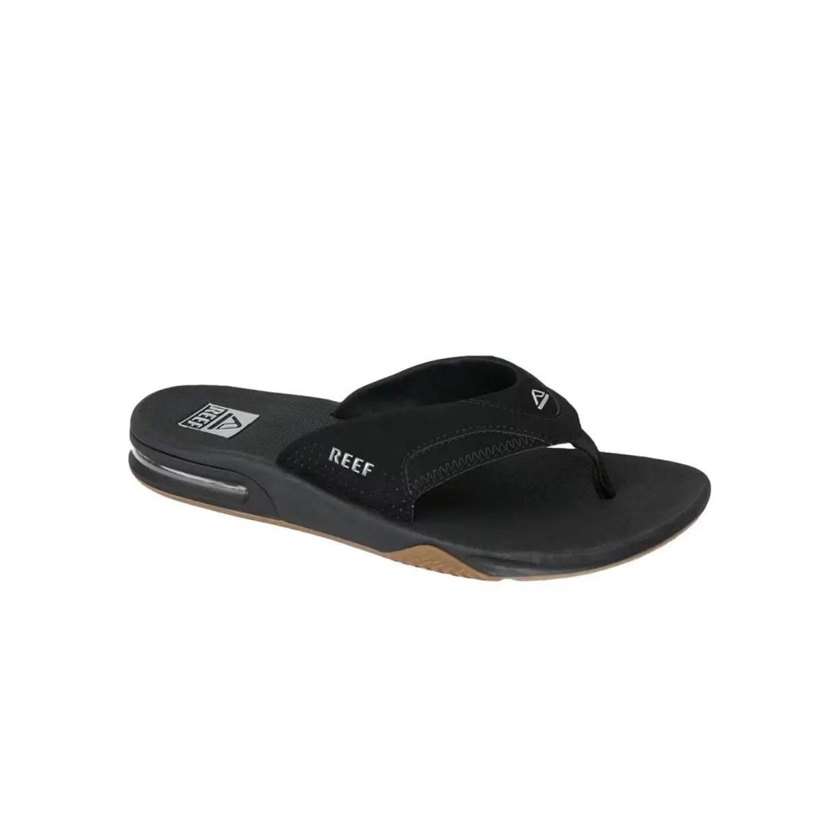 Fanning Black / Silver RF002026BLS Men`s Size 12 Medium by Reef