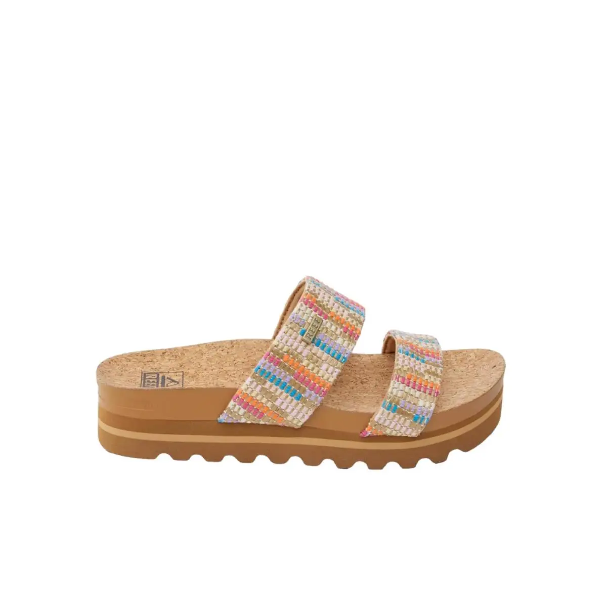 Reef Cushion Vista Hi Beachy Woven CJ7126 Women`s Size 10 Medium - Multicolor