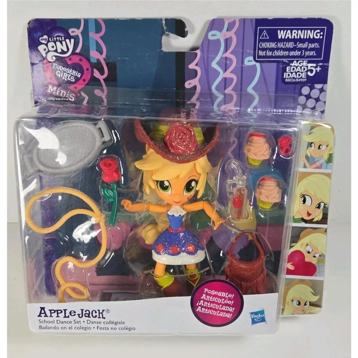 My Little Pony Equestria Girls Minis Applejack Fall Formal School Dance Set Rare