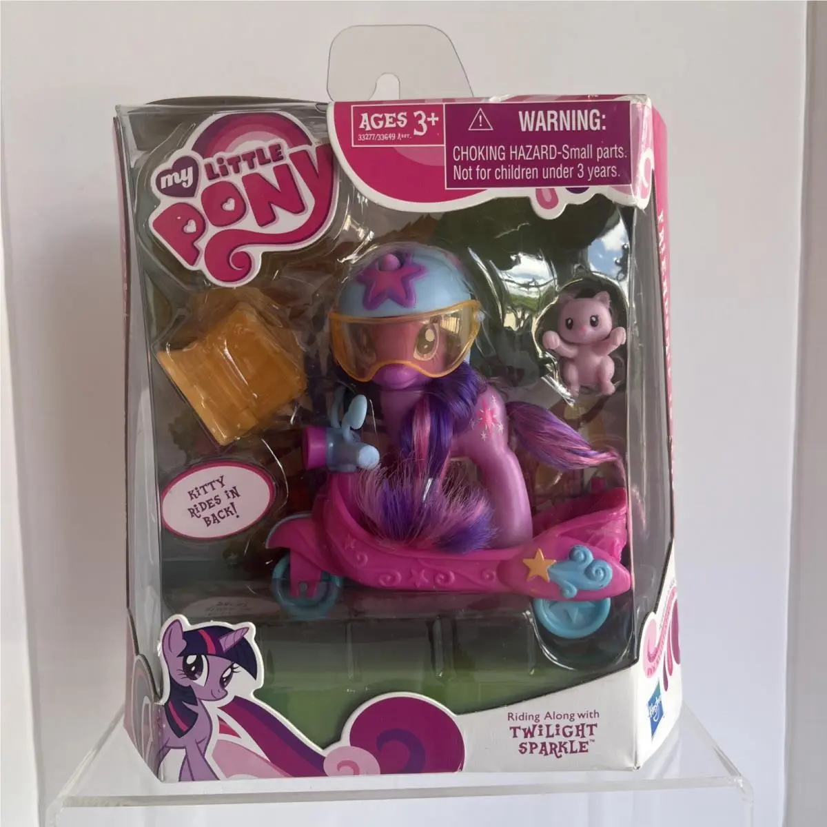 My Little Pony 2011 Mlp Riding Along with Twilight Sparkle +kitty Rare Htf
