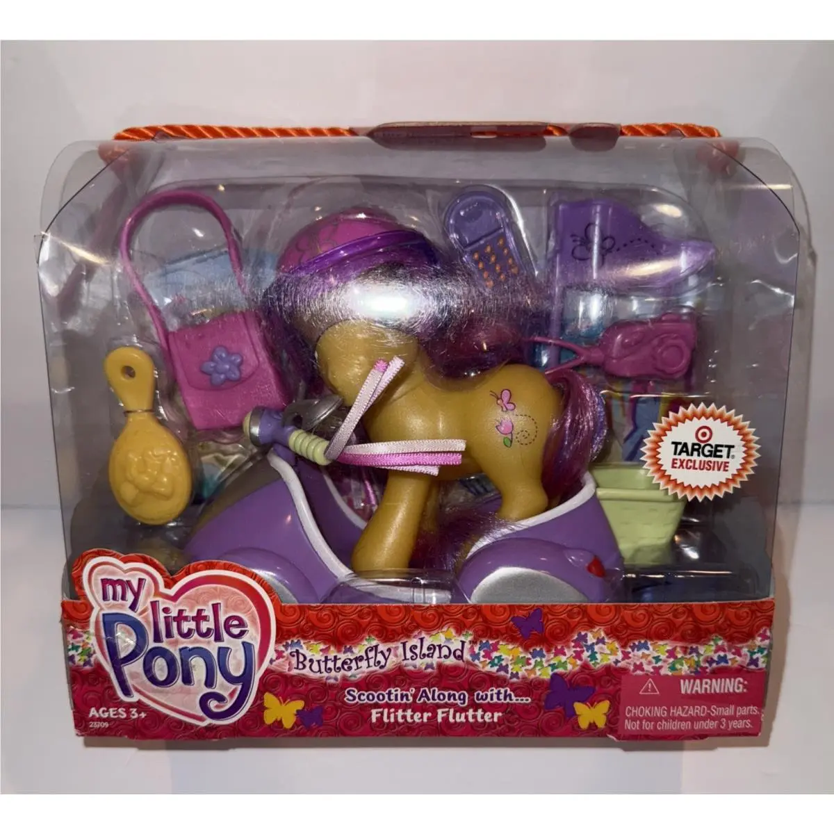 My Little Pony Scootin Along with Flitter Flutter Play Set Scooter Moves