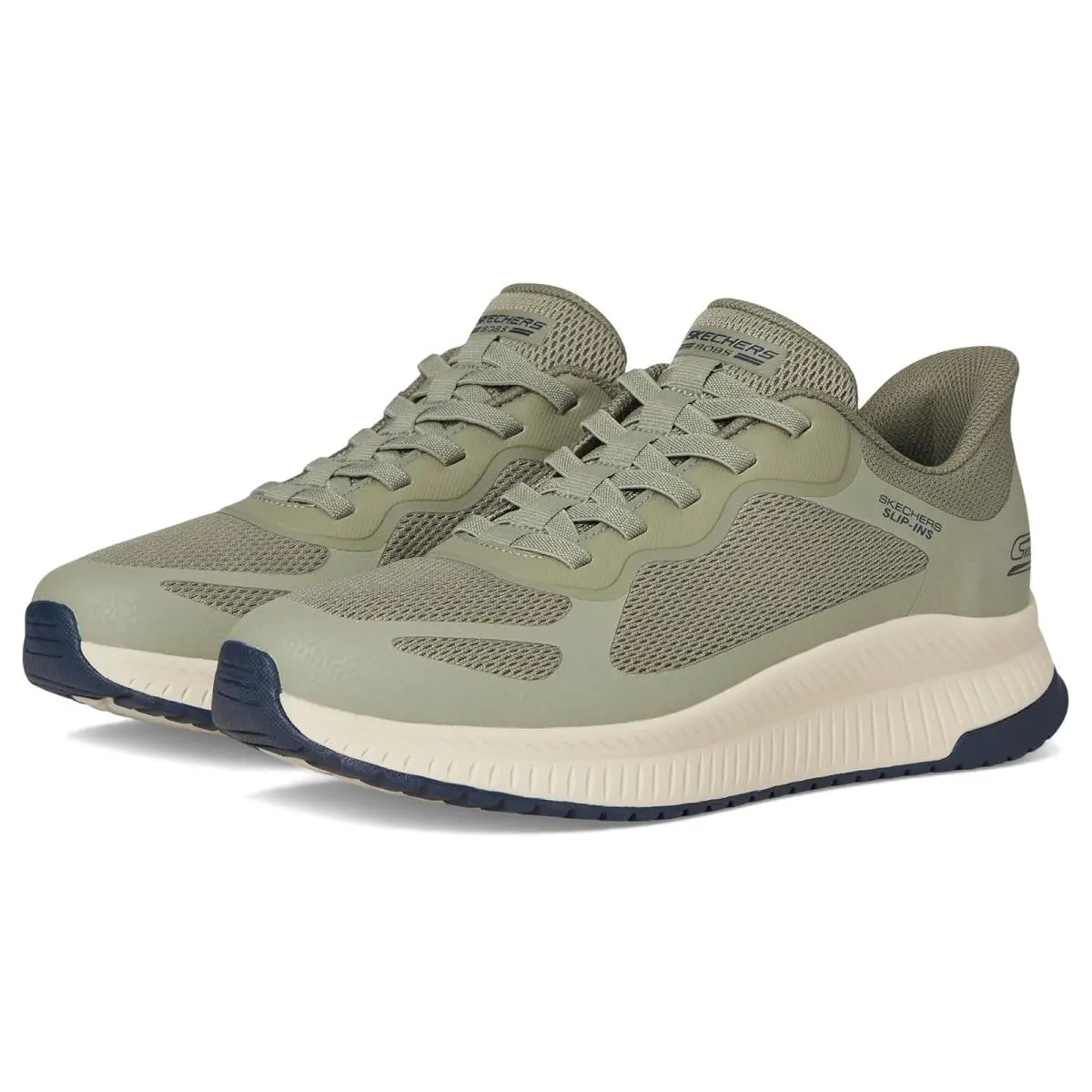 Man`s Shoes Bobs From Skechers Hands Free Slip-ins Bob Squad Chaos 4