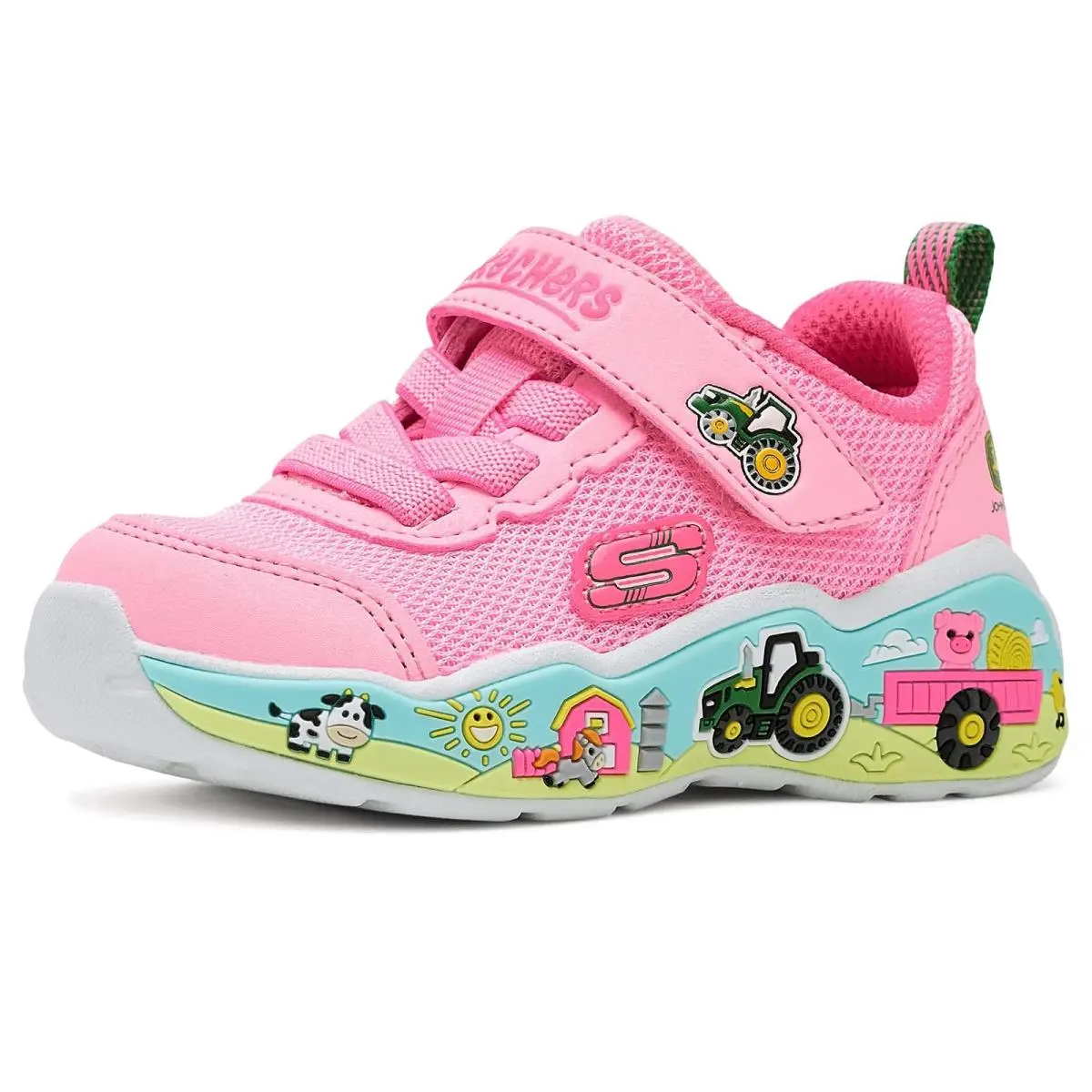 Skechers Kids Skechers X John Deere Play Scene-farm Girlie 303187N Toddler