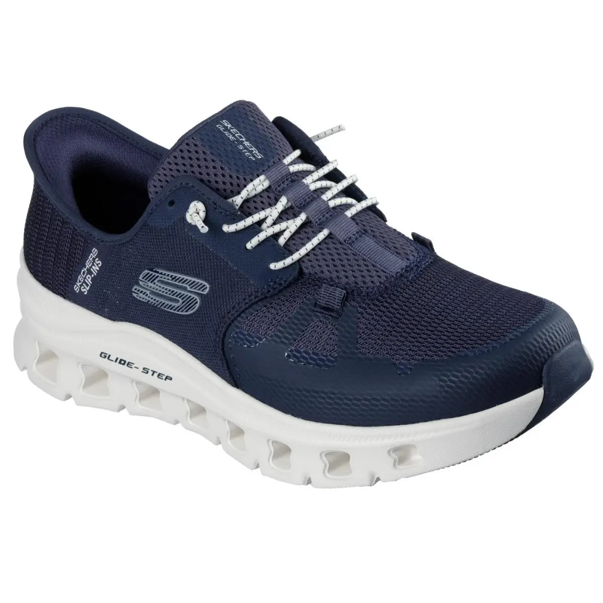 Men`s Skechers Slip-ins Glide-step Pro Sneaker Shoe 232930 Navy/white