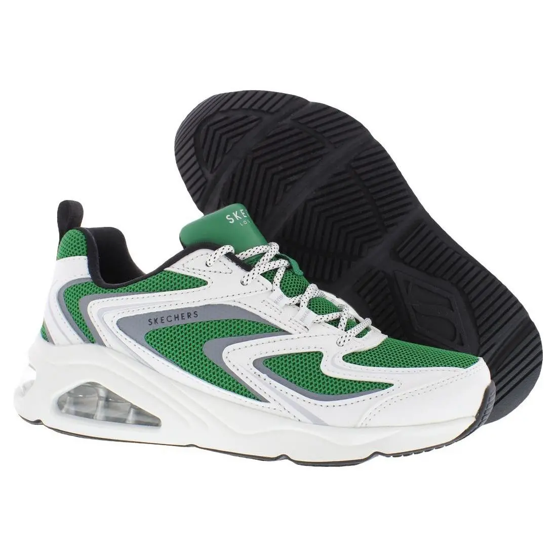 Skechers shoes - White/Green, Main: White 3