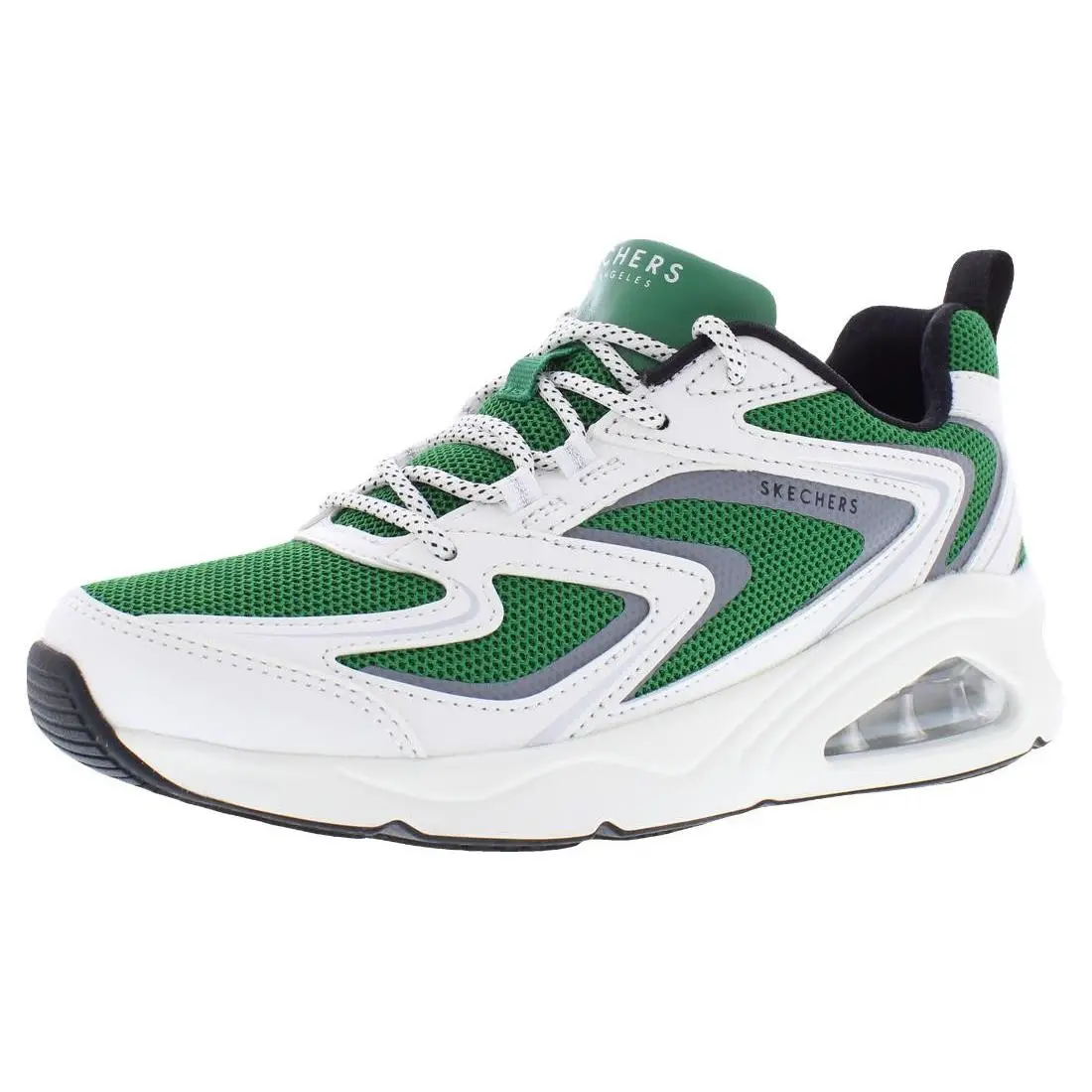 Skechers shoes - White/Green, Main: White 4