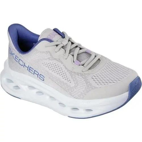 Skechers Shoes Women Taupe Sport Max Cushioning Glide Step Comfort Casual 129407