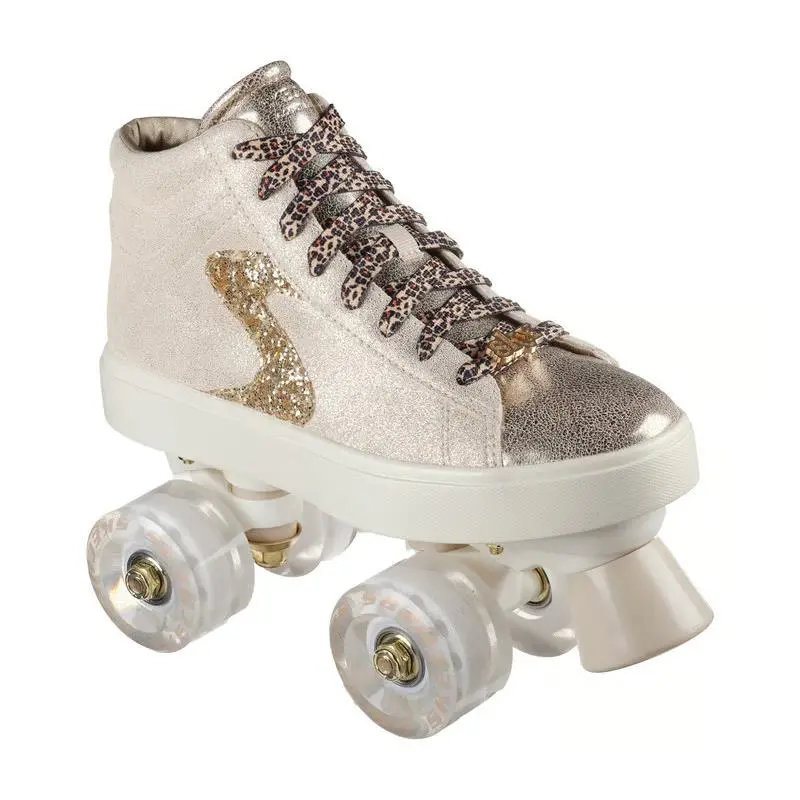 Womens Skechers 4 Wheeler 24K Gold Duraleather Shoes